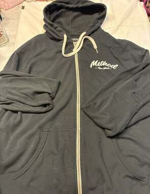 Method Race Wheels Full Zip Hoodie Black Size XL
